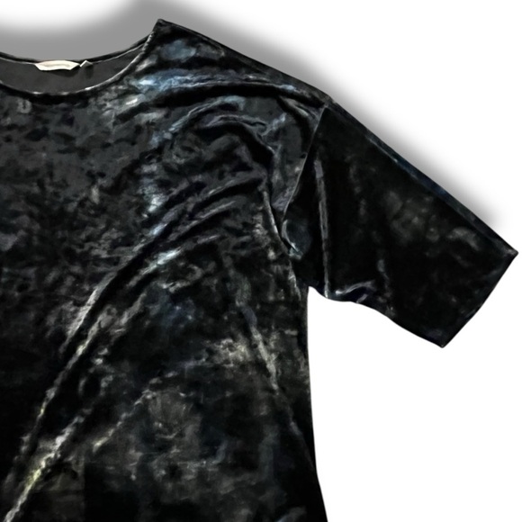 Soft Surroundings Alize Top Crushed Velvet Boxy Lagenlook Half Sleeves Size 2XL - Picture 5 of 8